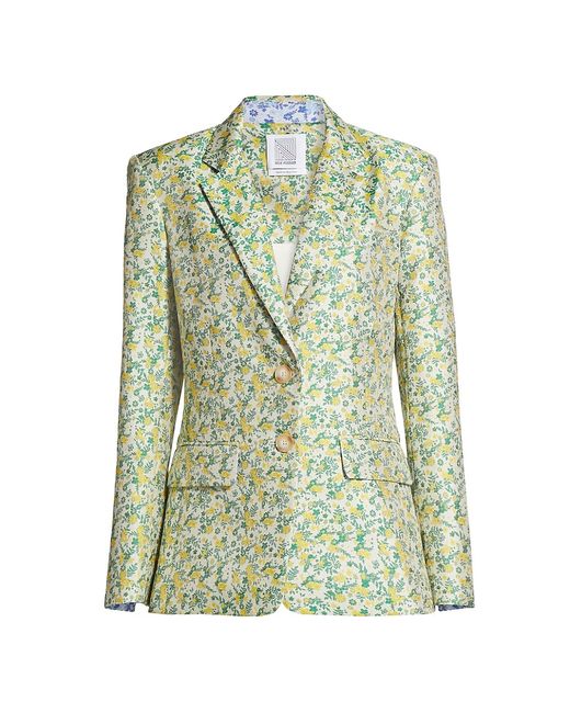 Rosie Assoulin Floral Jacquard Tailored Blazer