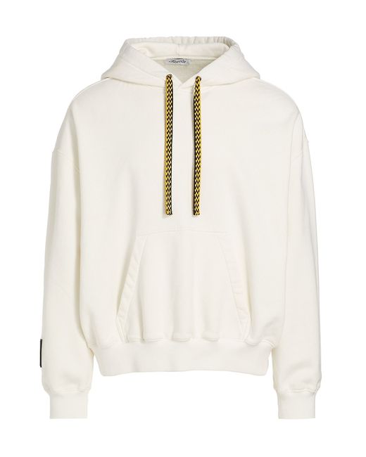 Lanvin Logo-Embroidered Cotton Hoodie Large