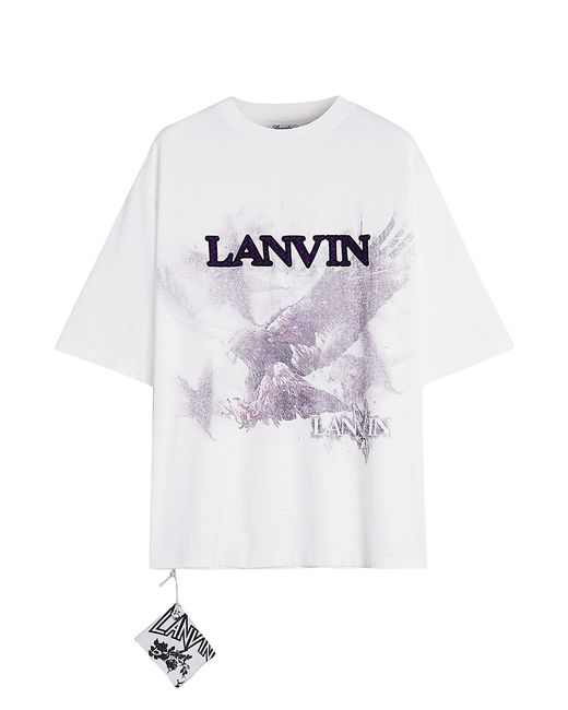 Lanvin Printed Crewneck T-Shirt