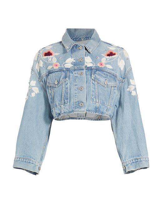 Citizens of Humanity Lena Embroidered Crop Jacket