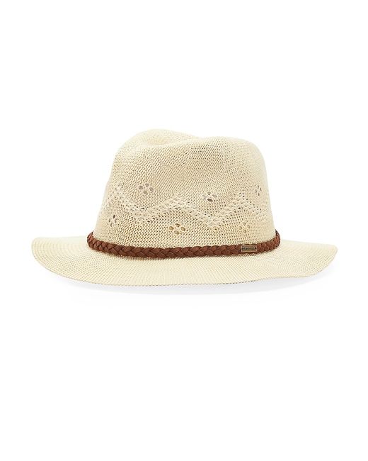 Barbour Flowerdale Trilby Crocheted Hat Large