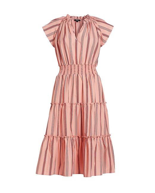 Rails Amellia Striped Blend Midi-Dress