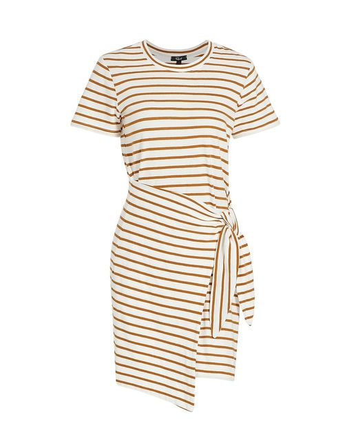 Rails Edie Striped Wrap T-Shirt Dress