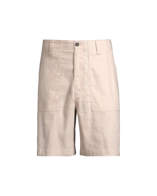 Michael Kors Cotton-Blend Flat-Front Shorts