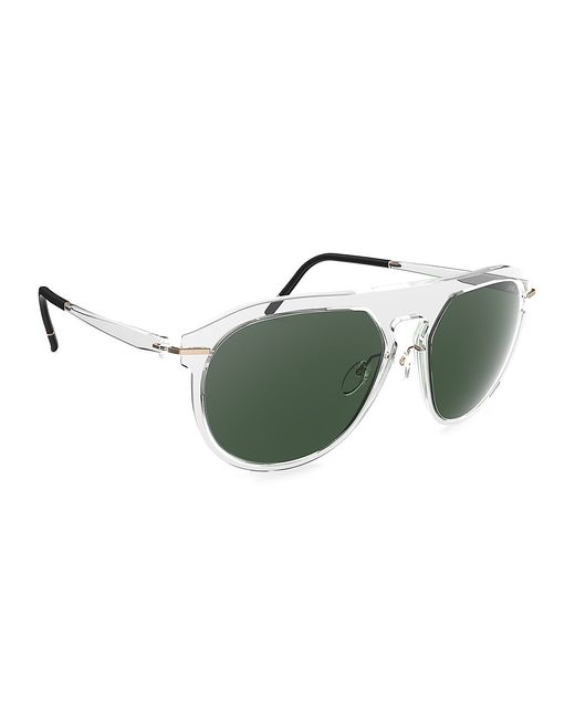 Silhouette Infinity Antibes 58MM Aviator Sunglasses