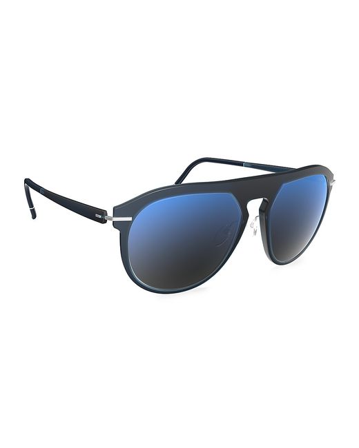 Silhouette Infinity Antibes 58MM Aviator Sunglasses