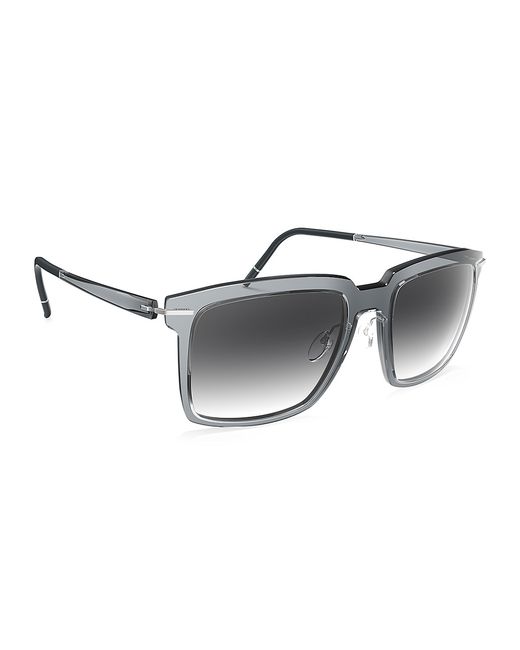 Silhouette Infinity Menton 55MM Rectangular Sunglasses