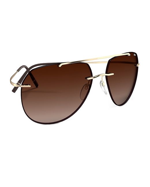 Silhouette Titan Minimal Art Nash 61MM Aviator Sunglasses