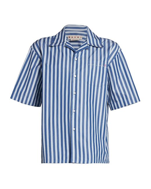Marni Striped Short-Sleeve Shirt