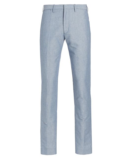 Saks Fifth Avenue Slim-Fit Chambray Trousers