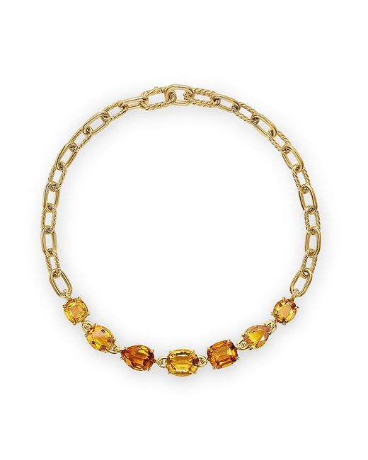 David Yurman Marbella Chain Necklace 18K Gold
