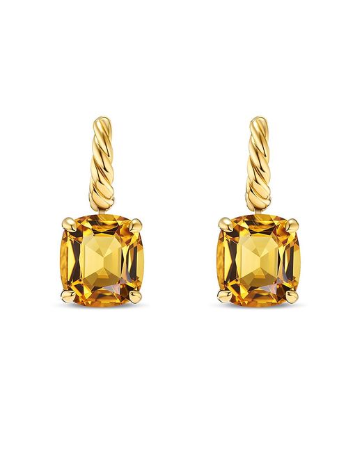 David Yurman Marbella Drop Earrings 18K Gold