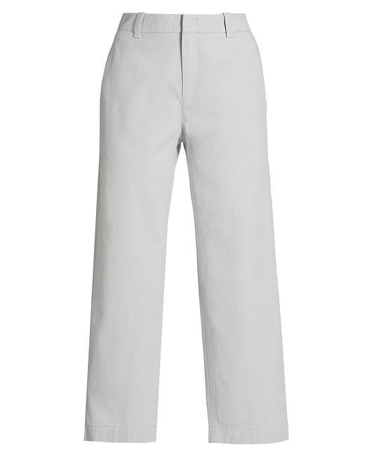 Vince Washed Mid-Rise Crop Pants