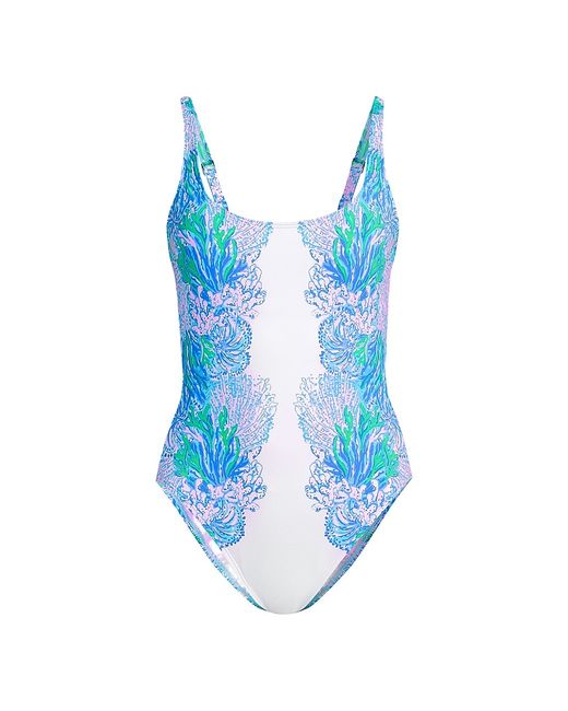 Lilly Pulitzer Brin Scoopneck One-Piece Swimsuit