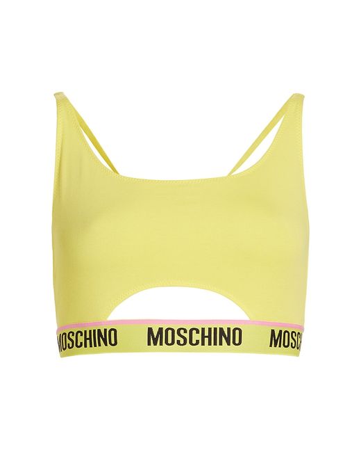 Moschino Logo-Detailed Bikini Top