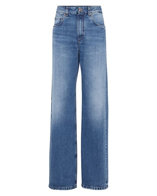 Brunello Cucinelli Authentic Loose Jeans with Shiny Tab 00