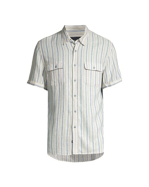 Rails Donnie Striped Button-Front Shirt Small