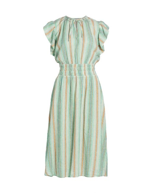 Rails Iona Striped Blend Midi-Dress