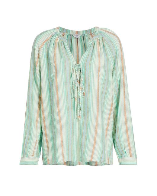 Rails Striped Blend Blouse Small