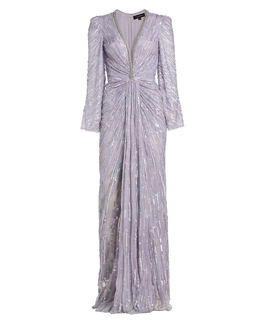 Jenny Packham Darcy Beaded Column Gown