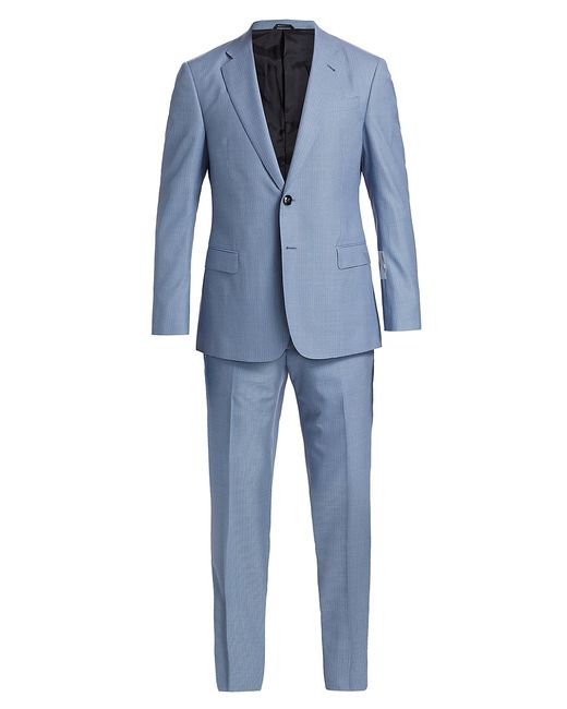 Giorgio Armani Checked Single-Breasted Suit