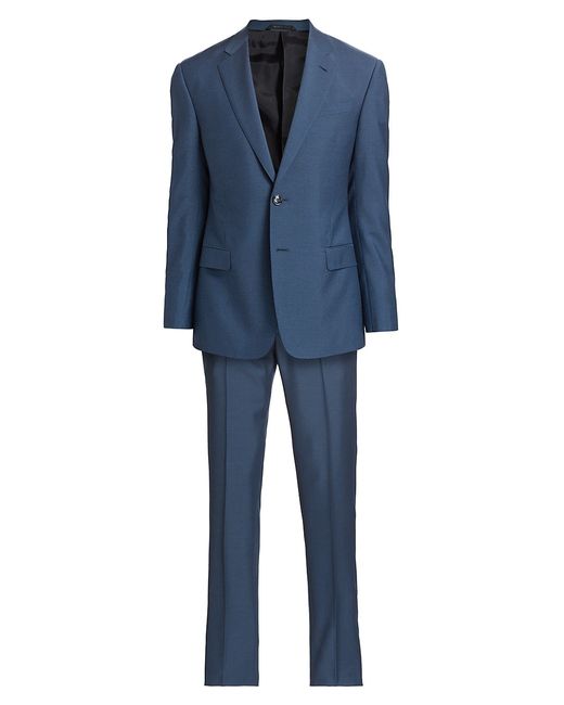 Giorgio Armani Wool Mohair-Blend Single-Breasted Suit