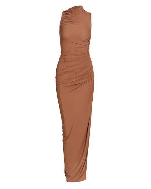 Rick Owens Lilies Abito Svita Jersey Ruched Gown