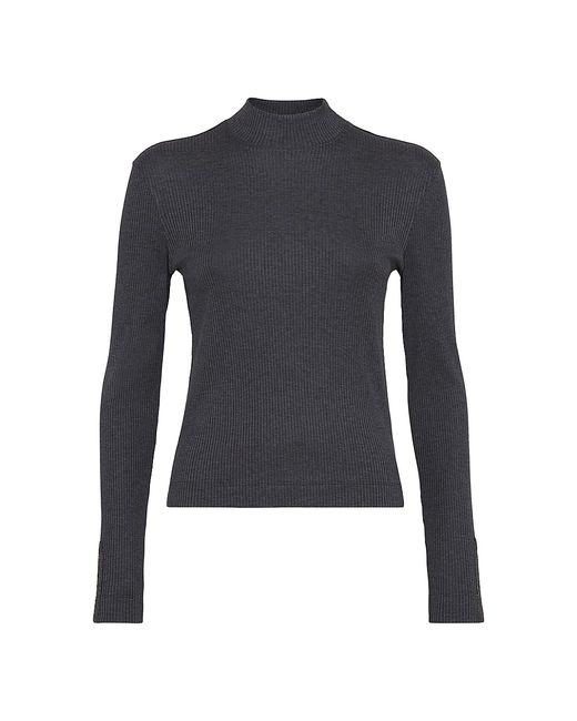 Brunello Cucinelli Ribbed Jersey Top