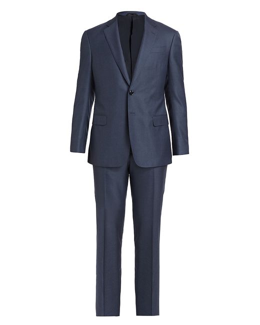 Giorgio Armani Wool-Silk Single-Breasted Suit