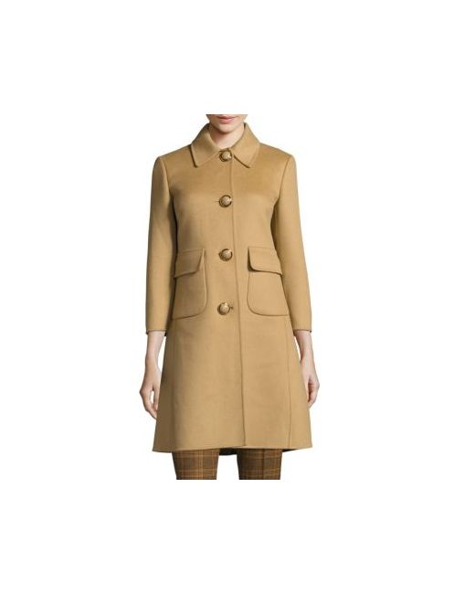 Michael Kors Collection Wool A-Line Coat