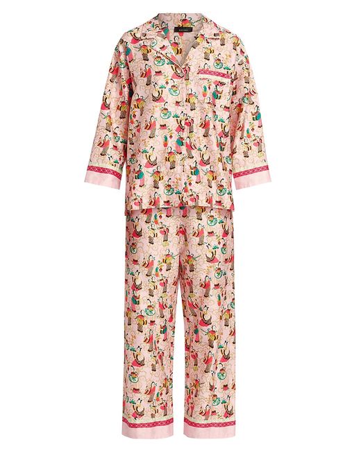 Natori Tea Garden 2-Piece Pajama Set