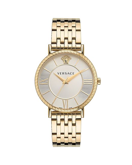 Versace V-Eternal IP Yellow Gold Bracelet Watch/42MM