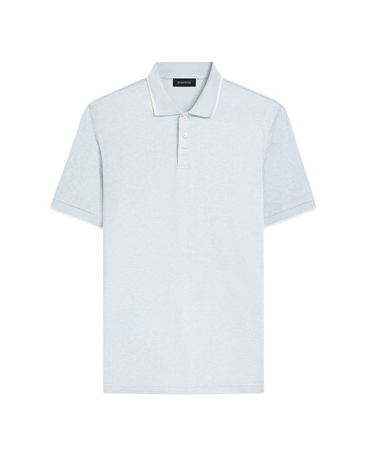 Bugatchi Cotton-Blend Polo Shirt Small