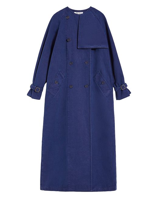 Max Mara Double-Breasted Trench Overcoat