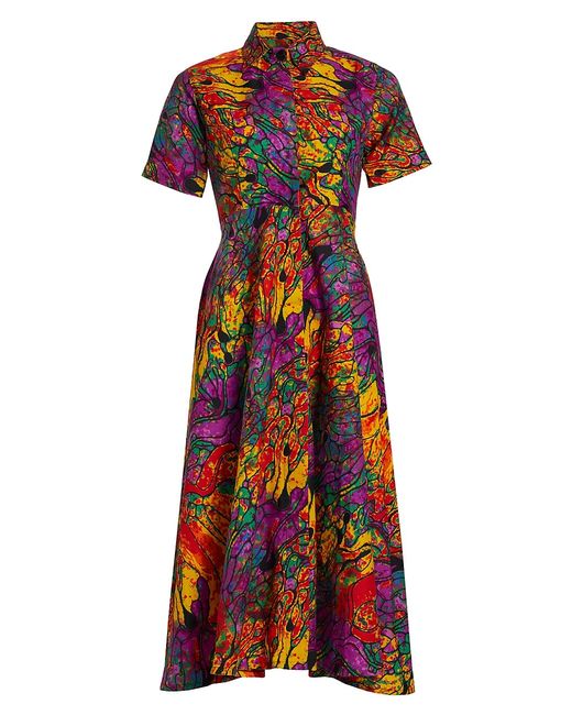 Elisamama Feyi Printed Midi-Dress