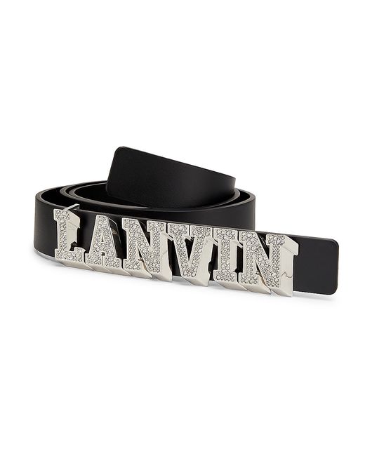 Lanvin x Future Strass Logo Belt
