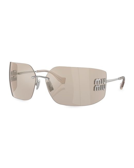 Miu Miu 80MM Shield Sunglasses