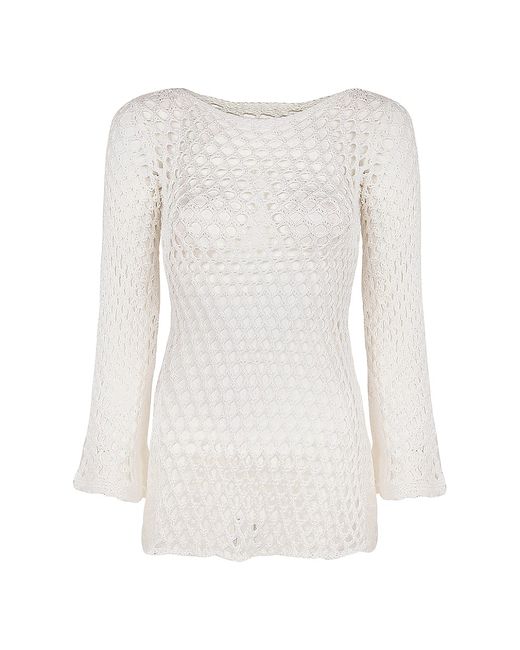 ViX by Paula Hermanny Belle Open-Knit Cover-Up Top