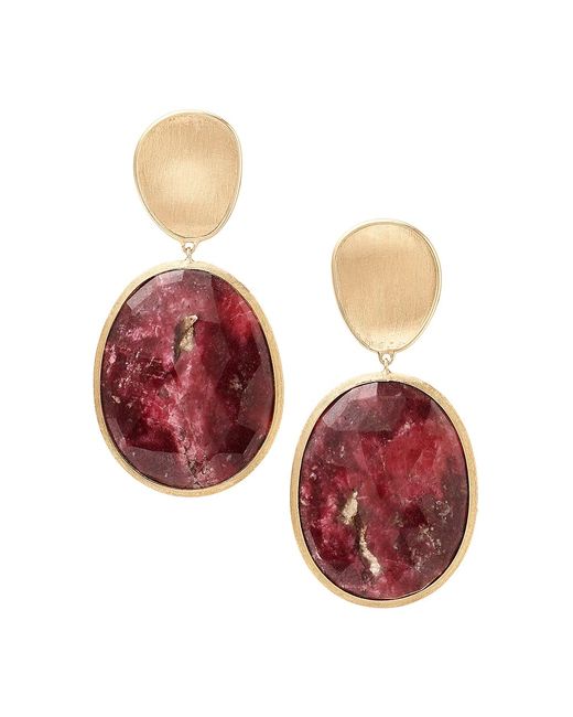 Marco Bicego Lunaria 18K Gold Drop Earrings