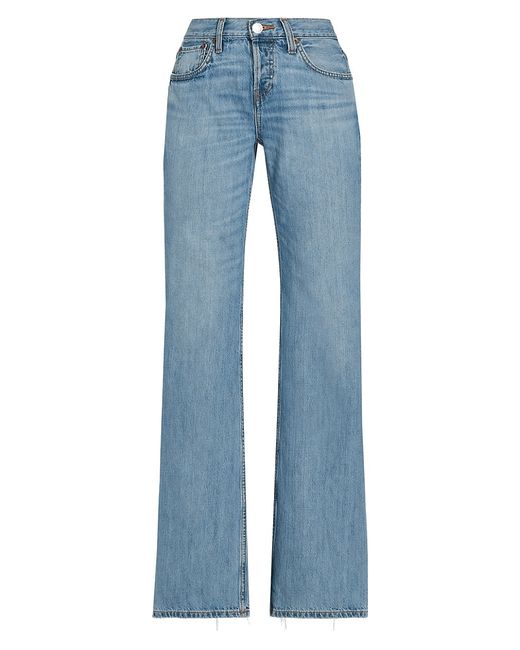 Re/Done Loose Boot Mid-Rise Boot-Cut Jeans