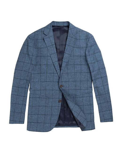 Rodd & Gunn Lake Roxburgh Check Cotton-Blend Two-Button Suit Jacket Small