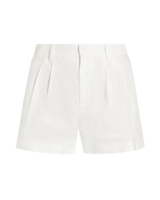 Alice + Olivia Conry Pleated Blend Shorts