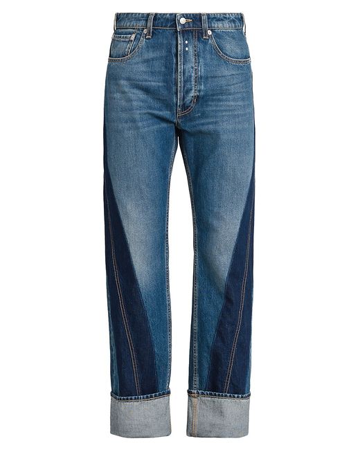 Alexander McQueen Twisted Straight-Leg Jeans
