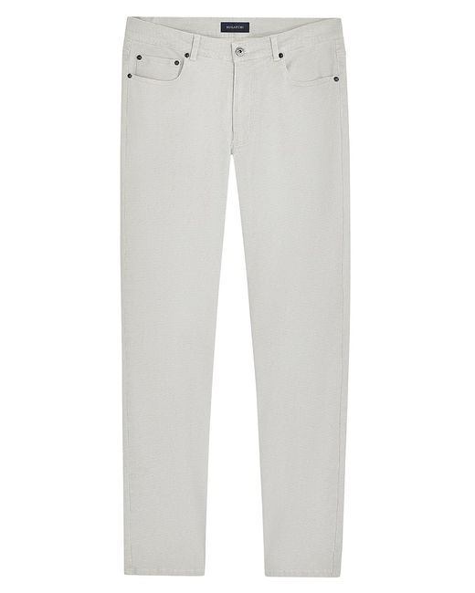 Bugatchi Stretch Cotton-Blend Straight-Leg Pants