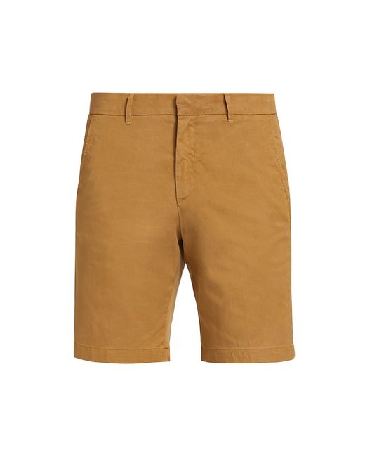 Saks Fifth Avenue Slim-Fit Garment-Dyed Cotton-Blend Chino Shorts