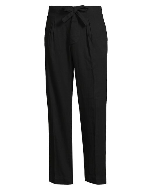 Kartik Research Belted Cotton Crease-Front Trousers