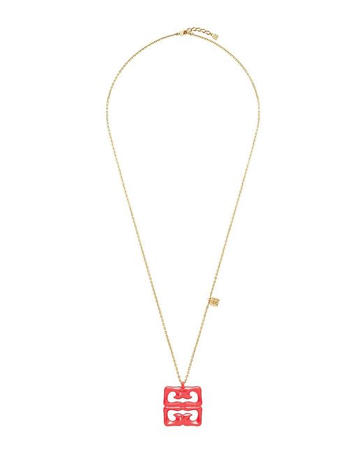 Givenchy 4G Liquid Necklace Metal and Resin