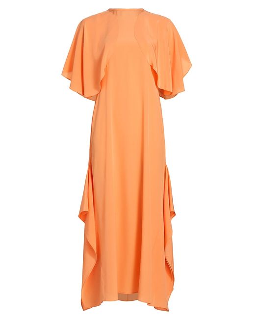 Stella McCartney Rounded-Sleeve Midi-Dress