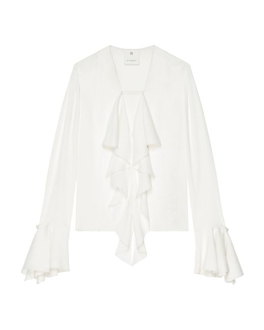 Givenchy Blouse 4G With Ruffles