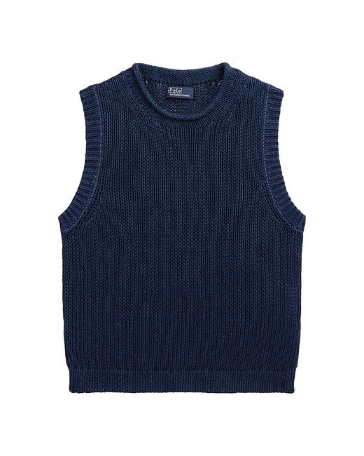 Polo Ralph Lauren Cotton Knit Sweater Vest Large